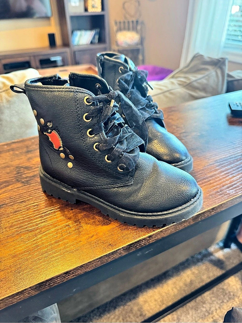 Disney Combat Boots